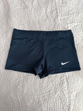 Nike Navy Blue Women’s Athletic Bike/Swim Shorts